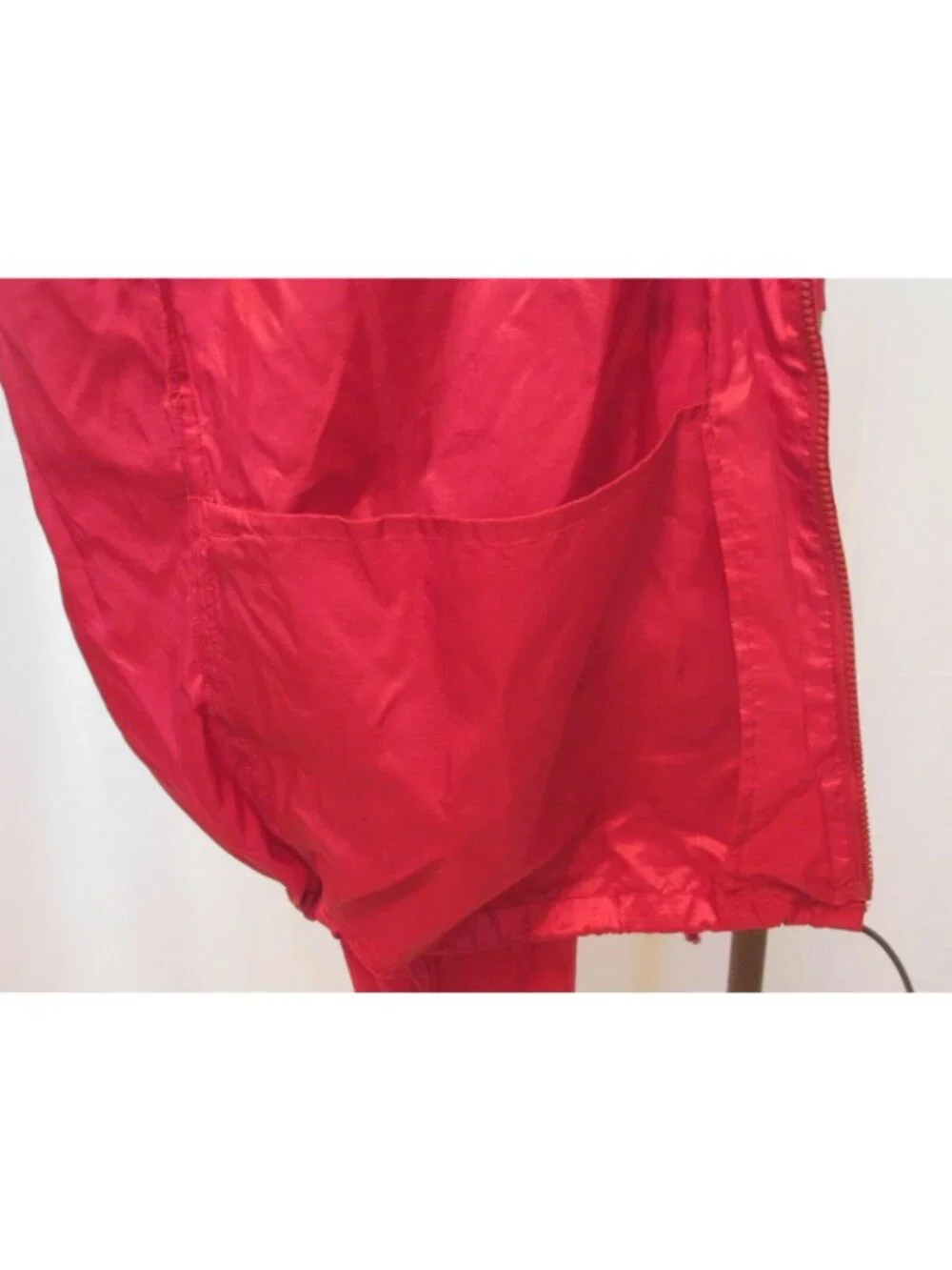 Eddie Bauer Men's Red Breathable Jacket Lined Waterproof Coated Size XL